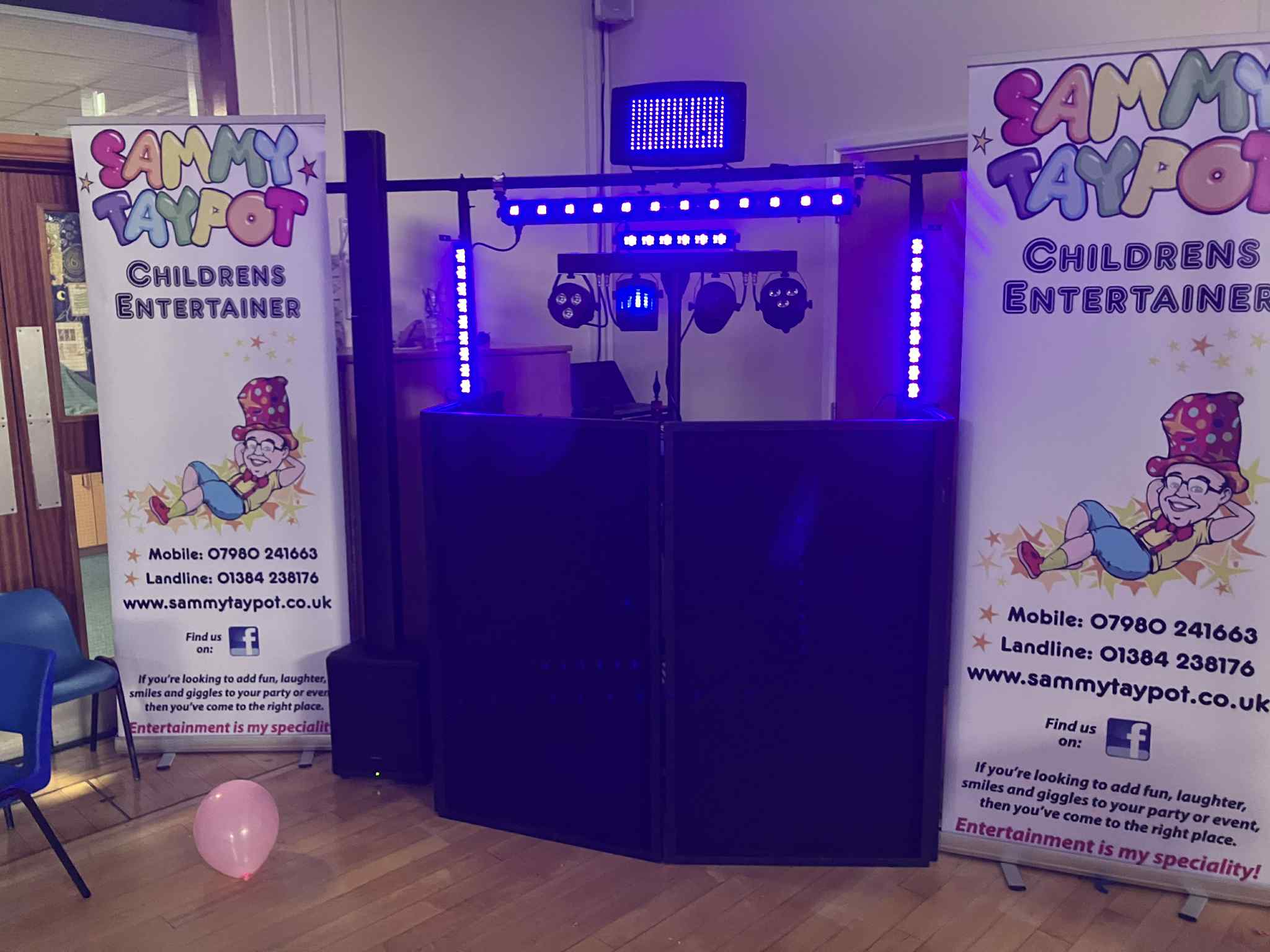 Children's party games and entertainment Staffordshire