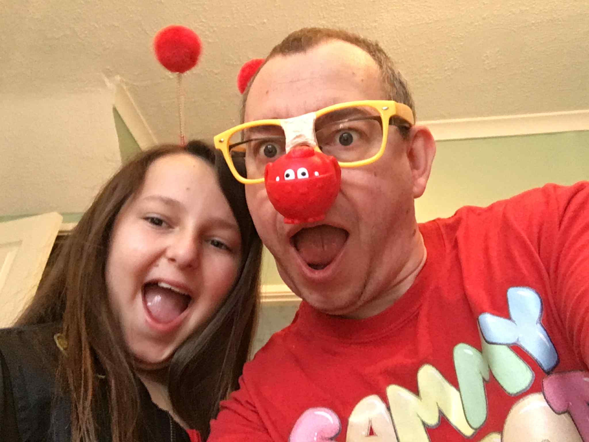 Sammy Taypot with his daughter – children's entertainer West Midlands since 2013